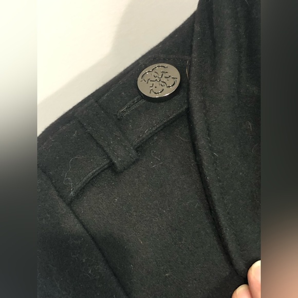 Guess Black Pea Coat - Picture 8 of 16